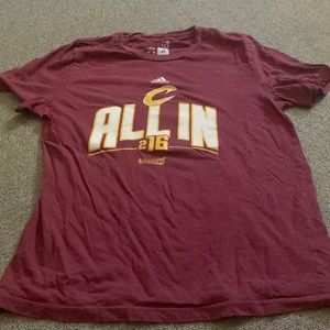 Size: large-14-16 dark dark maroon red, adidas condition~used